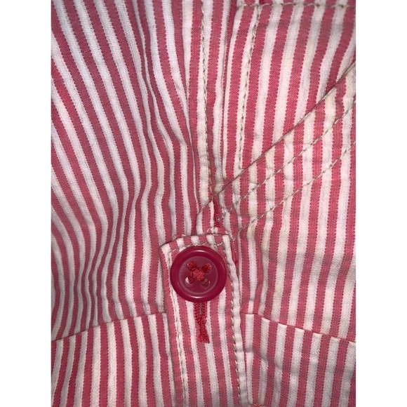 AmericanEagleOutfitters PastelRed Pinstrip… - Picture 4 of 5